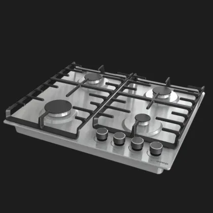 Варильна поверхня Gorenje газова, 60см, чавун (G642ABX) (Stainless Steel)