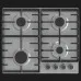 Варильна поверхня Gorenje газова, 60см, чавун (G642ABX) (Stainless Steel)