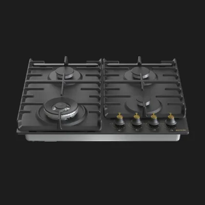 Варильна поверхня Gorenje газова, 60см, чавун (GW642CLB) (Black)