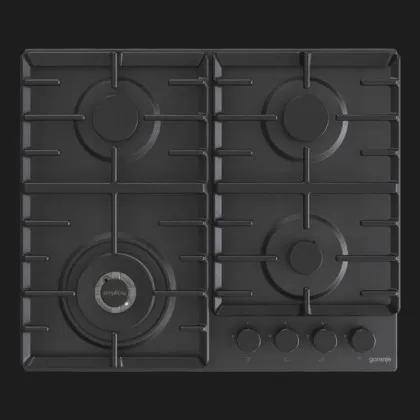 Варильна поверхня Gorenje газова, 60см, чавун (GW642SYB) (Black)