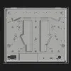 Варильна поверхня Gorenje газова, 60см, чавун (GW642SYB) (Black)