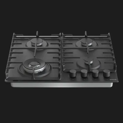 Варильна поверхня Gorenje газова, 60см, чавун (GW642SYB) (Black)