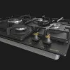 Варильна поверхня Gorenje газова, 60см, чавун (GW6D42CLB) (Black)