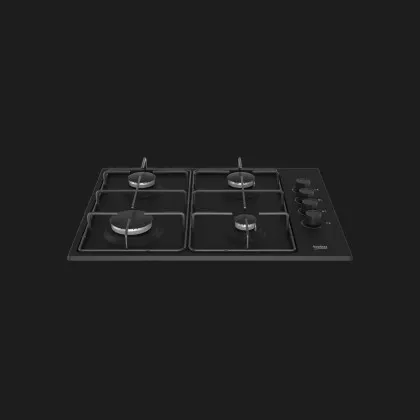 Варильна поверхня Beko газова, 60см (HIGG64123SB) (Black)