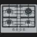 Варильна поверхня Bosch газова, 60см, чавун, WOK, (PGH6B5K90R) (Stainless Steel)