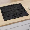 Варильна поверхня Bosch газова, 60см, чавун (PGP6B6K90R) (Black)