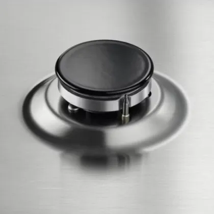 Варильна поверхня Electrolux газова, 30см, чавун, Доміно (EGG3322NVX) (Stainless Steel)