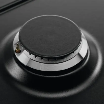 Варильна поверхня Electrolux газова, 60см, чавун (KGS6436K) (Black)