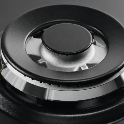 Варильна поверхня Electrolux газова, 60см, чавун (KGS6436K) (Black)