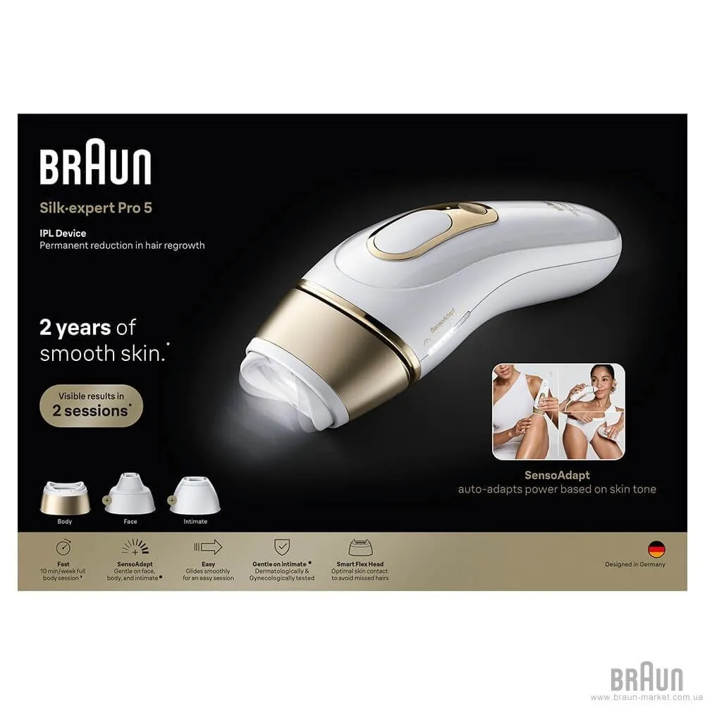Фотоепілятор BRAUN Silk-expert Pro 5 IPL (PL5351)