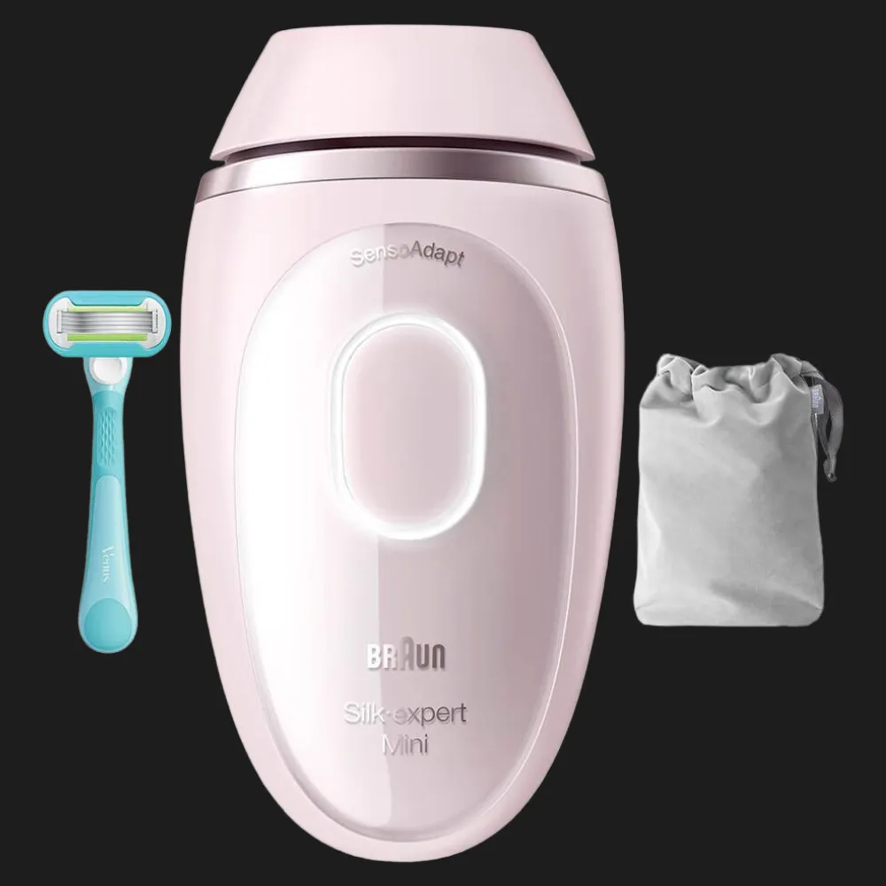 Фотоепілятор BRAUN Silk-expert Mini IPL (PL1111) (Pink)