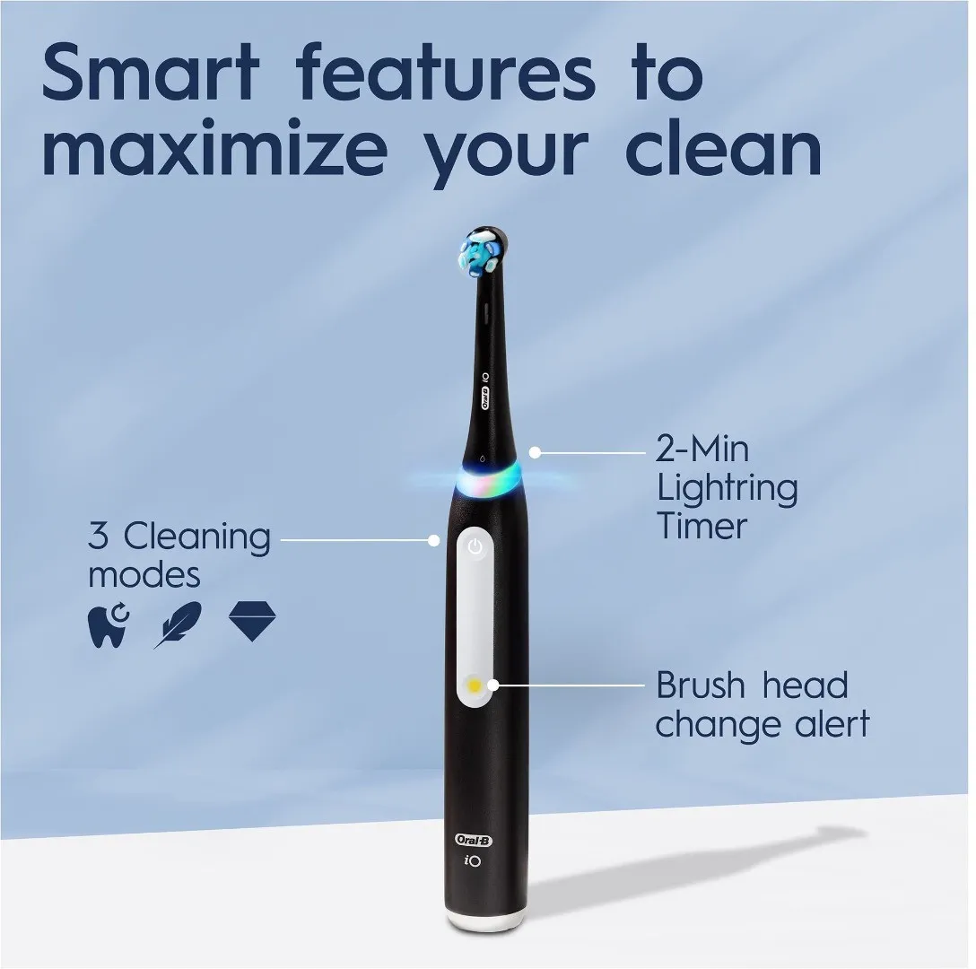 Зубна електрощітка BRAUN Oral-B iO Series 3 (Black) — фото 5