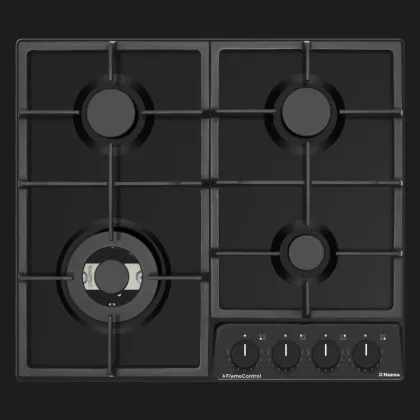 Варильна поверхня Hansa газова, 59см, чавун (BHGS61130) (Black)