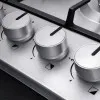 Варильна поверхня Hansa газова, 60см, чавун (BHGI610502) (Stainless Steel)