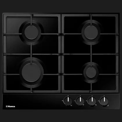 Варильна поверхня Hansa газова, 60см, чавун (BHGS630502) (Black)