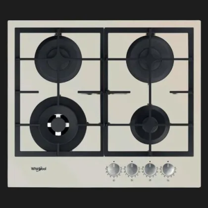 Варильна поверхня Whirlpool газова, 60см, чавун (GOFL629/S) (Beige)