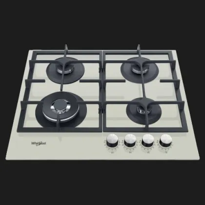 Варильна поверхня Whirlpool газова, 60см, чавун (GOFL629/S) (Beige)