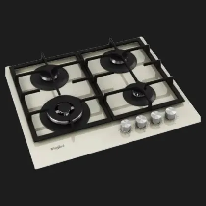 Варильна поверхня Whirlpool газова, 60см, чавун (GOFL629/S) (Beige)