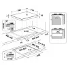 Варильна поверхня Whirlpool газова, 60см, чавун (GOFL629/S) (Beige)