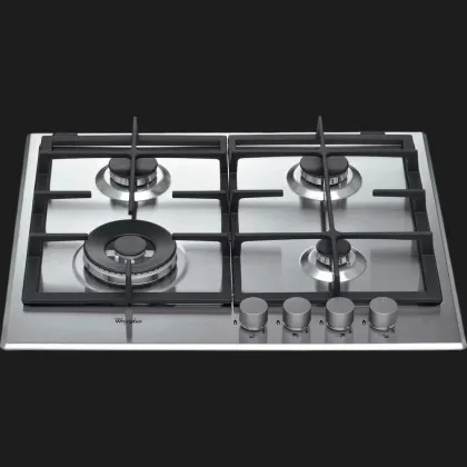 Варильна поверхня Whirlpool газова, 60см, чавун (GMA6422/IX) (Stainless Steel)