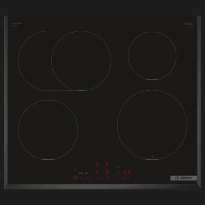 Варильна поверхня Bosch індукційна, 60см, PerfectFry Plus, Home Connect (PIF651HC1E) (Black)