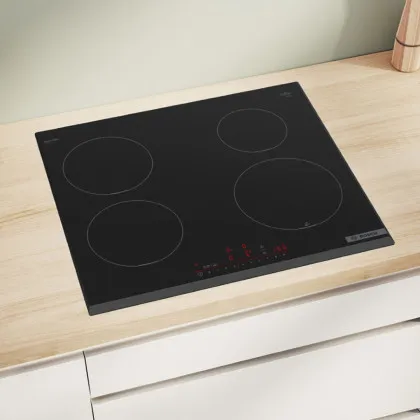 Варильна поверхня Bosch індукційна, 60см, PerfectFry Plus, Home Connect (PIF651HC1E) (Black)