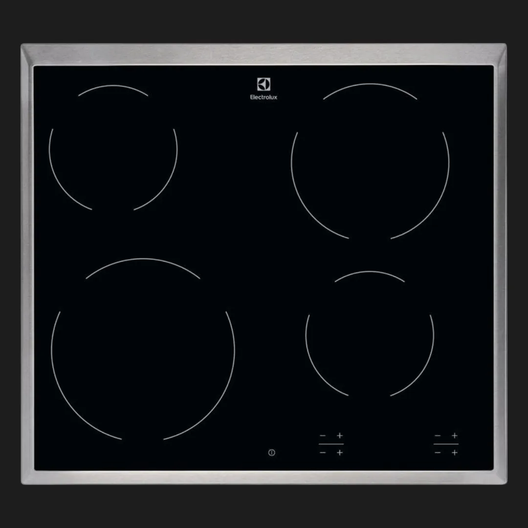 Варильна поверхня Electrolux електрична склокерамічна, 60см (EHF6240XXK) (Black)
