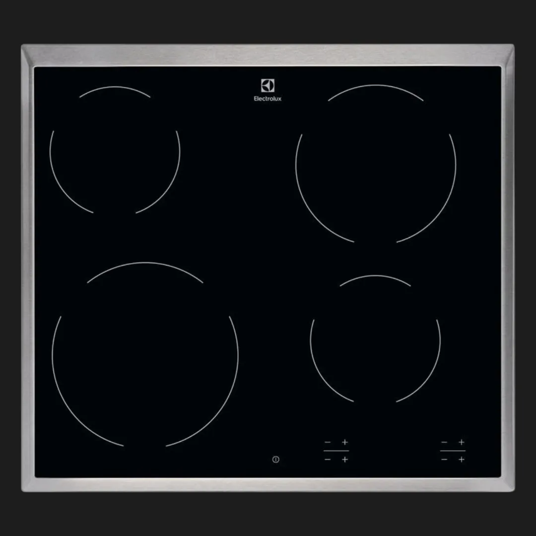 Варильна поверхня Electrolux електрична склокерамічна, 60см (EHF6240XXK) (Black)