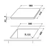 Варильна поверхня Whirlpool електрична склокерамічна, 60см (AKT8090/NE) (Black)