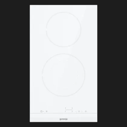 Варильна поверхня Gorenje електрична склокерамічна, 30см, Доміно (ECT322WCSC) (White)