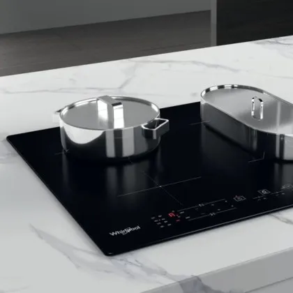 Варильна поверхня Whirlpool індукційна, 60см Розширена зона (WBB8360NE) (Black)