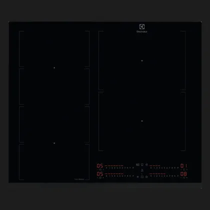 Варильна поверхня Electrolux індукційна, 60см, Розширена зона, Hob2Hood (EIV64453) (Black)