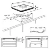 Варильна поверхня Electrolux індукційна, 60см, Розширена зона, Hob2Hood (EIV64453) (Black)