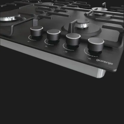 Варильна поверхня Gorenje газова, 60см, чавун (G642AB) (Black)