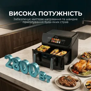 Мультипіч Cecotec Cecofry&Grill Duoheat 10000 (Black)