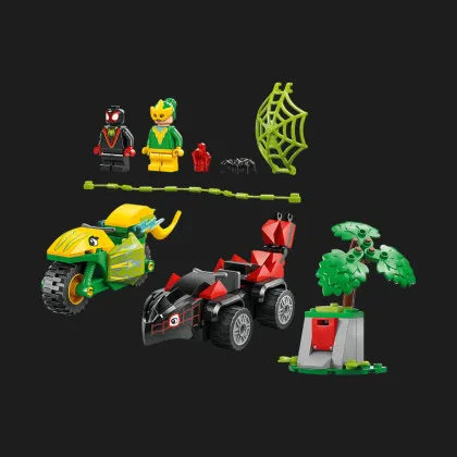 Конструктор LEGO Marvel Гонки на электромобилях с динозаврами (11198)