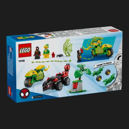 Конструктор LEGO Marvel Гонки на электромобилях с динозаврами (11198)
