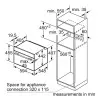 Духовой шкаф Bosch электрический компактный, 47л, A+ (CSG7364B1) (Black)