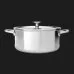 Кастрюля с крышкой KitchenAid MSS, 24 см, 4,9 л (Silver) (CC003260-001)