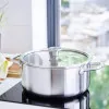 Кастрюля с крышкой KitchenAid MSS, 24 см, 4,9 л (Silver) (CC003260-001)
