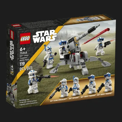 Конструктор LEGO Star Wars Бойовий загін бійців-клонів 501-го легіону (75345)