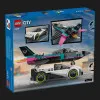Конструктор LEGO City Реактивний літак проти автомобіля (60489)