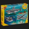 Конструктор LEGO Creator Люта акула зі скринею скарбів (31381)