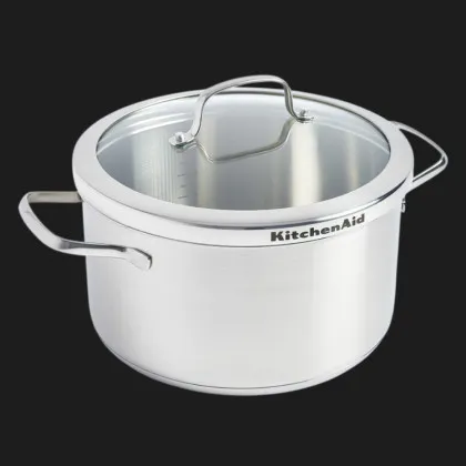 Каструля з кришкою KitchenAid Proline, 24 см, 5,7л (Silver) (CC001879-001)