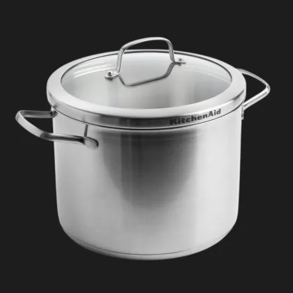 Каструля з кришкою KitchenAid Proline, 24 см, 8 л (Silver) (CC004785-001)