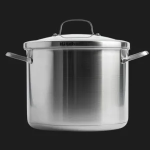 Каструля з кришкою KitchenAid Proline, 24 см, 8 л (Silver) (CC004785-001)