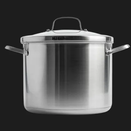 Каструля з кришкою KitchenAid Proline, 24 см, 8 л (Silver) (CC004785-001)