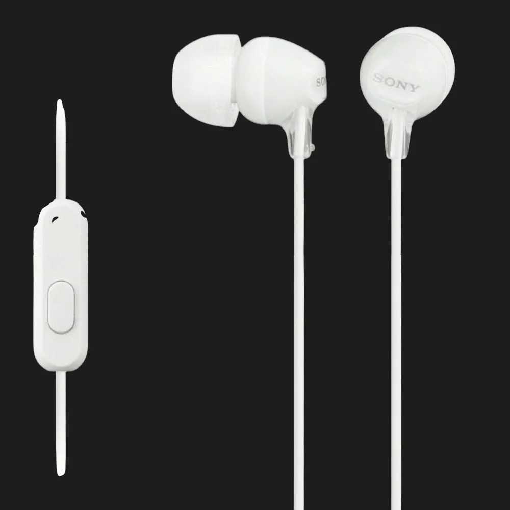 Навушники Sony MDR-EX15AP (White) (MDREX15APW.CE7)