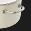 Каструля з кришкою KitchenAid Steel Core, 24 см, 6 л (Beige) (CC003269-001)