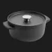 Каструля чавунна з кришкою KitchenAid Matte Oven-to-table, 22 см, 3,3 л (Black) (CC004899-001)